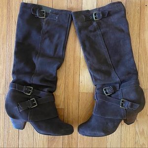 Naughty Monkey Tall suede boots 10
